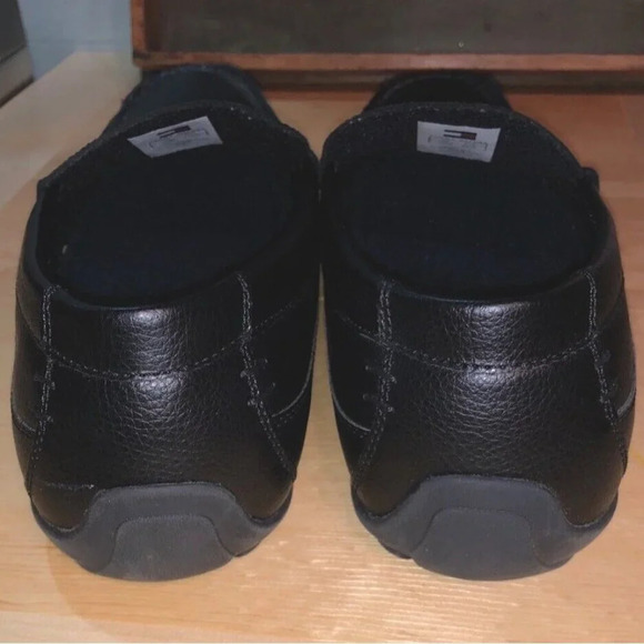Tommy Hilfiger Men's Black Penny Loafer Shoes Size 10 Wide excellent condition - Picture 2 of 10